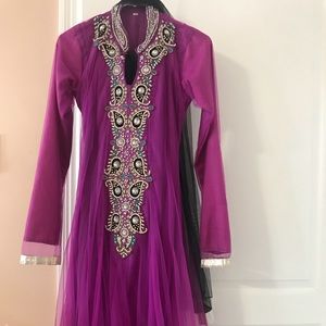 Indian Girls Anarkali Three Piece Suit